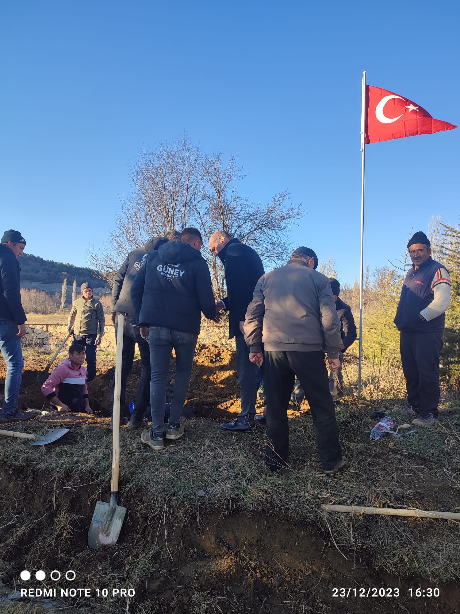 AFYONKARAHİSARLI ŞEHİDİN  EBEDİ İSTİRAHATGAHI HAZIRLANIYOR