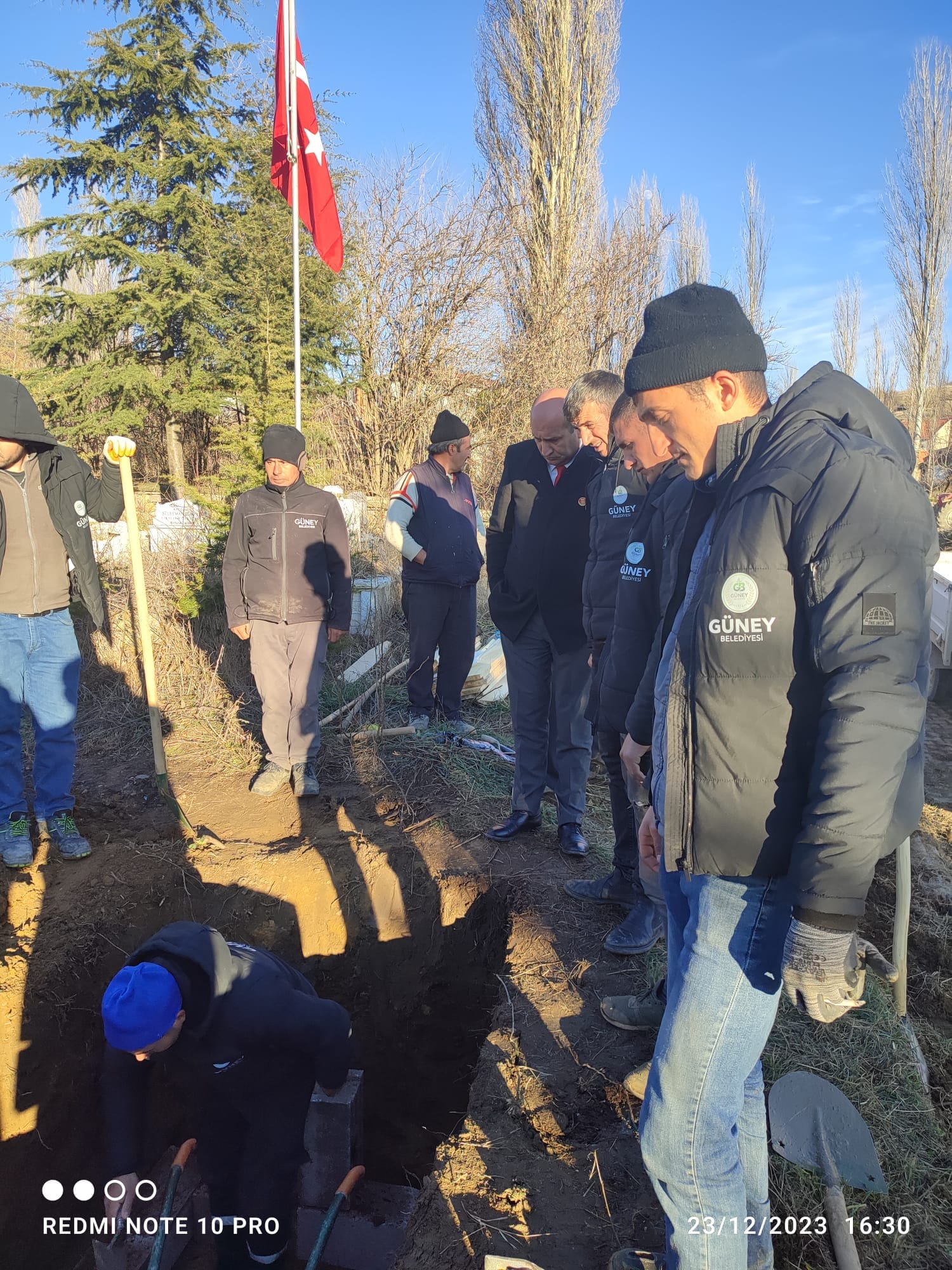 AFYONKARAHİSARLI ŞEHİDİN  EBEDİ İSTİRAHATGAHI HAZIRLANIYOR