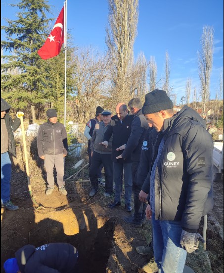 AFYONKARAHİSARLI ŞEHİDİN  EBEDİ İSTİRAHATGAHI HAZIRLANIYOR