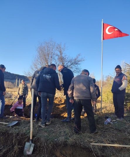 AFYONKARAHİSARLI ŞEHİDİN  EBEDİ İSTİRAHATGAHI HAZIRLANIYOR