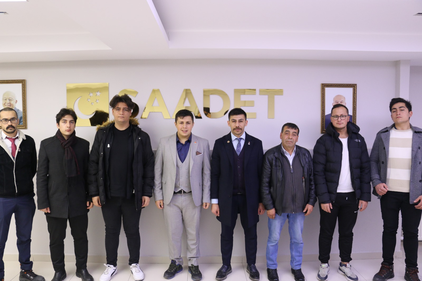 Zafer Partisinin Gençlerinden Saadet Partisinin Gençlerine Taziye Ziyareti