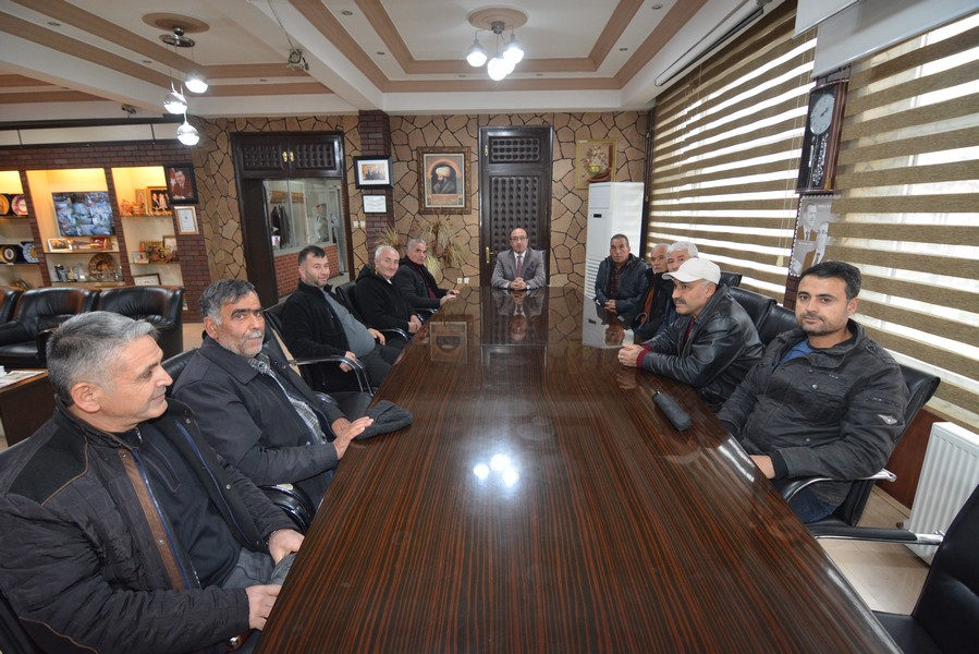 SAZAK MAHALLESİNDEN BAŞKAN DR. MUSTAFA ÇÖL’E ZİYARET