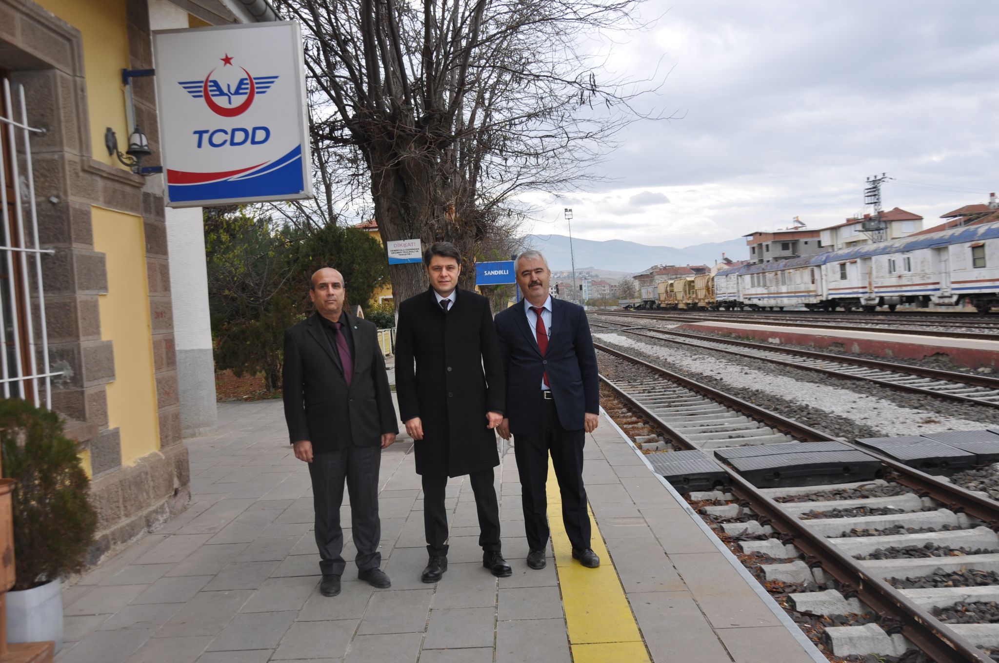 Kaymakam Çengel Sandıklı Gar Şefliğini Ziyaret Etti