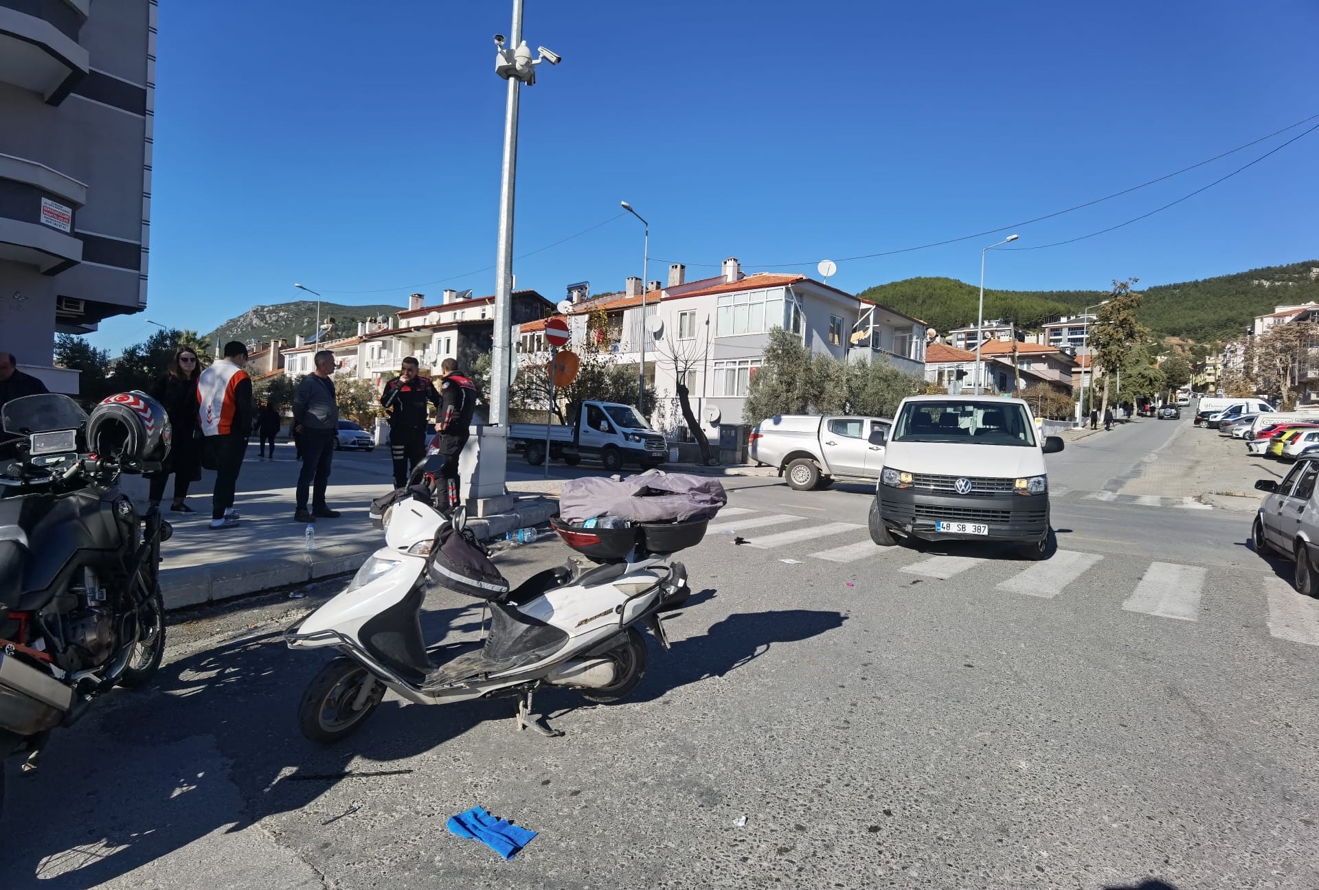 MEYDANA GELEN KAZADA 1 KİŞİ YARALANDI