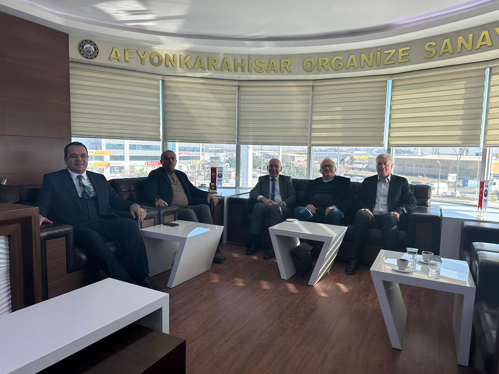 Airbus Tedarik Zinciri Sorumlusu Baysan OSB Başkanı Yeşilayı Ziyaret Etti