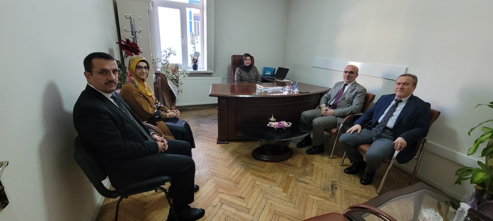 Müftü İmamoğlu Yardımcısını Ziyaret Etti. Hayırlı Olsun Dileklerini İletti.