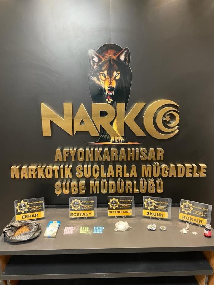 Afyonkarahisar’da yeni yıl öncesi uyuşturucu operasyonu