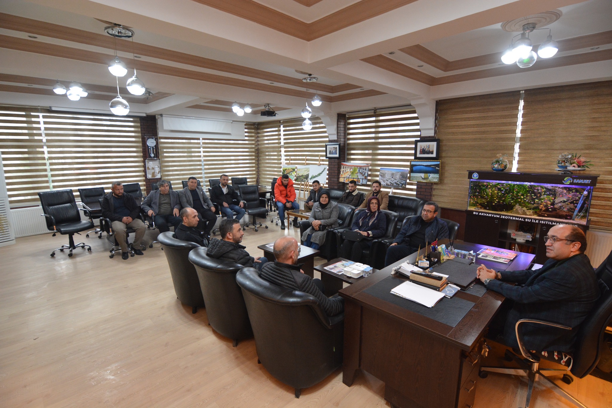 Aslan'dan Belediye Başkanı Çöl'e Ziyaret