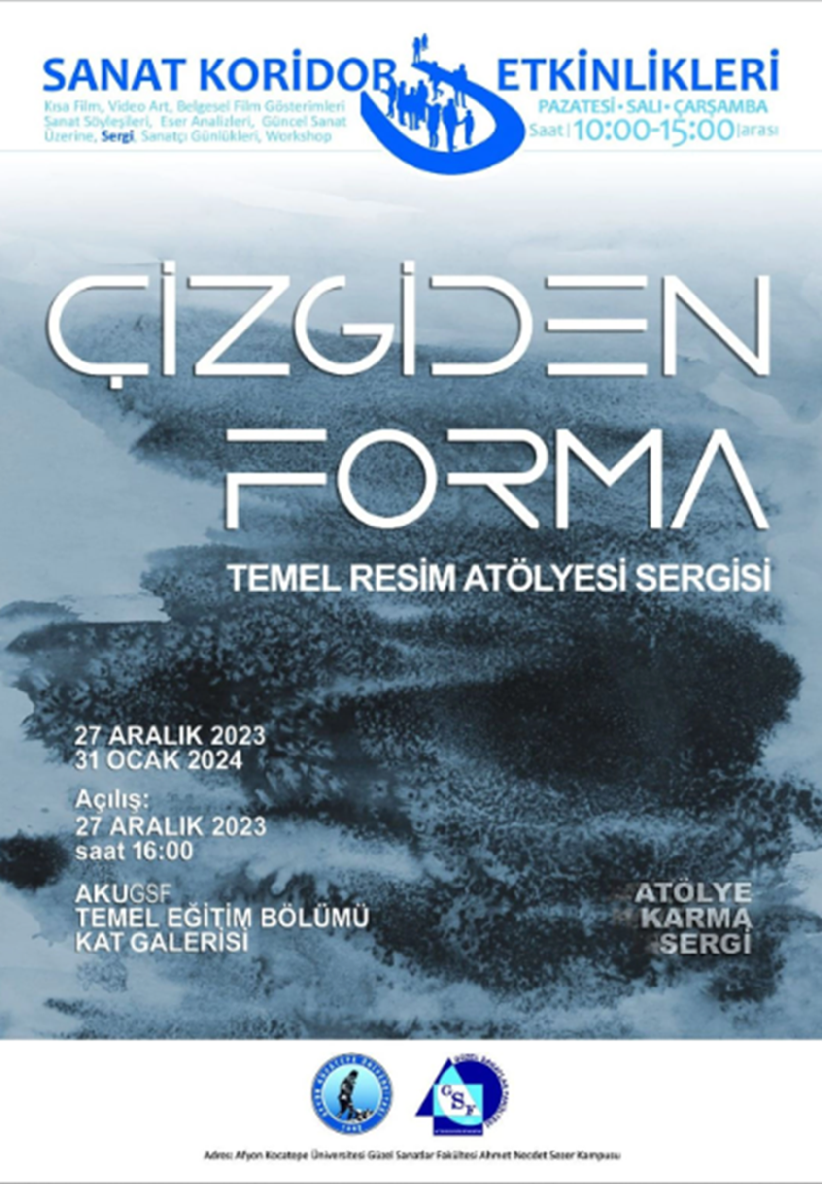 Afyon Kocatepe Üniversitesi (AKÜ), sanatseverleri "Çizgiden Forma" sergisiyle buluşturuyor