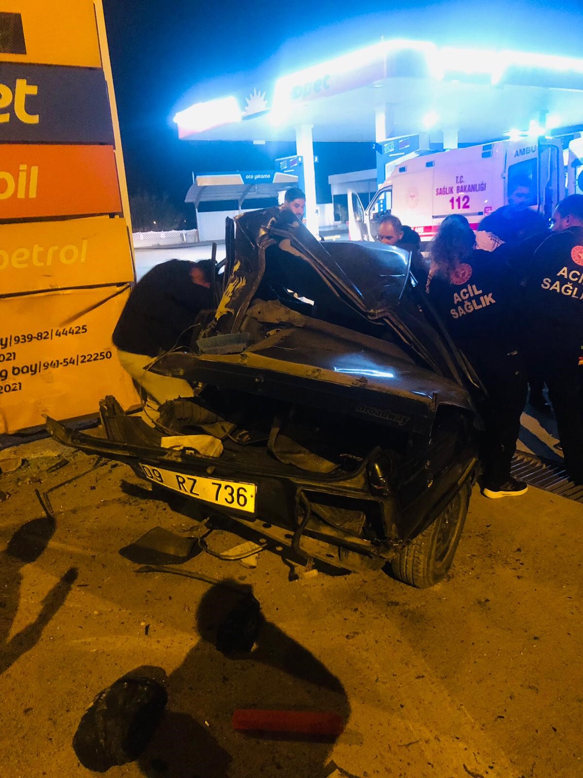 MEYDANA GELEN KAZADA 3 KİŞİ YARALANDI