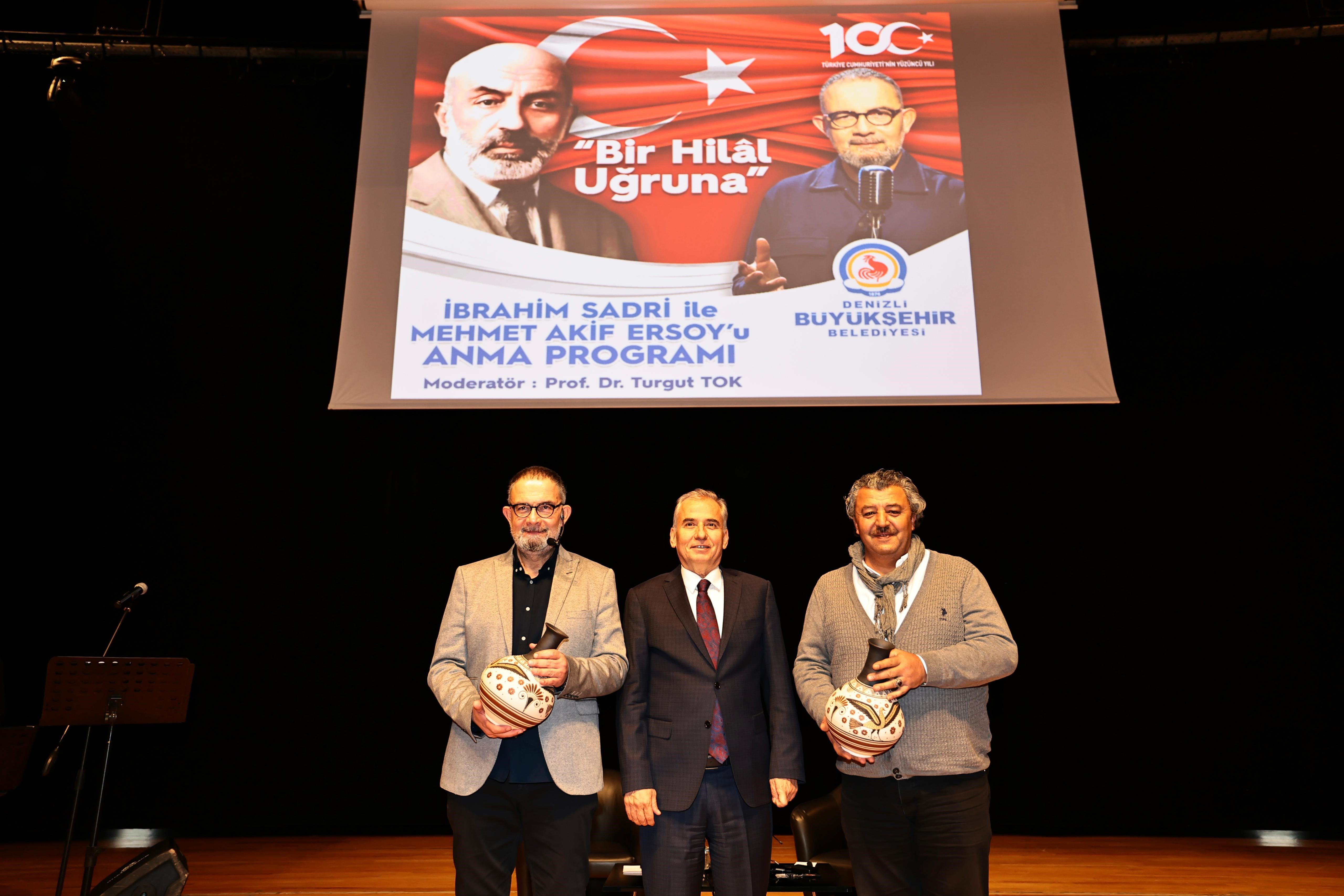 MİLLİ ŞAİR ERSOY, TÖRENLE ANILDI