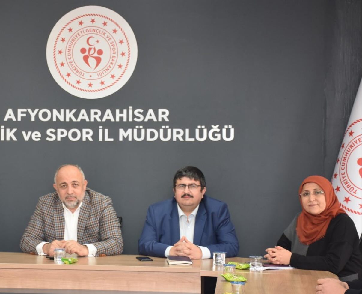 AFYONKARAHİSAR GENÇLİK VE SPOR İL MÜDÜRLÜĞÜ İSTİŞARE TOPLANTISI GERÇEKLEŞTİRİLDİ