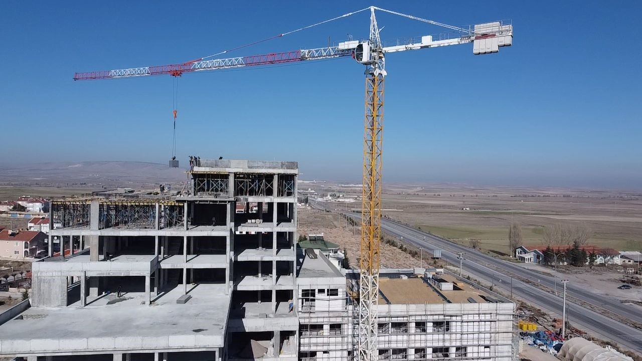 Ölümüne İnşaat Çalışması Dron İle Görüntülendi