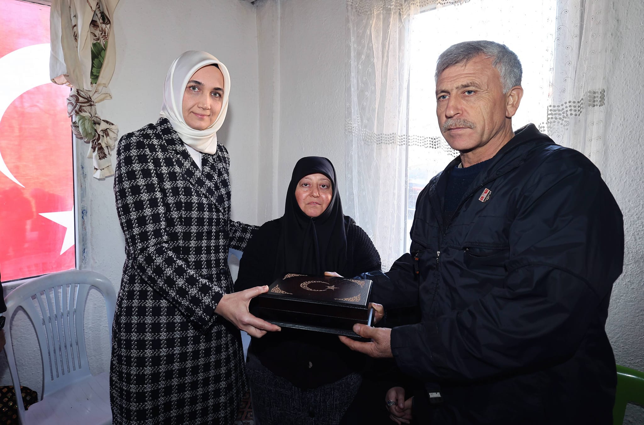 Şehit Günay'ın Babaocağı Ziyaret Edildi. Devlet Ana Her Zaman Yanlarında