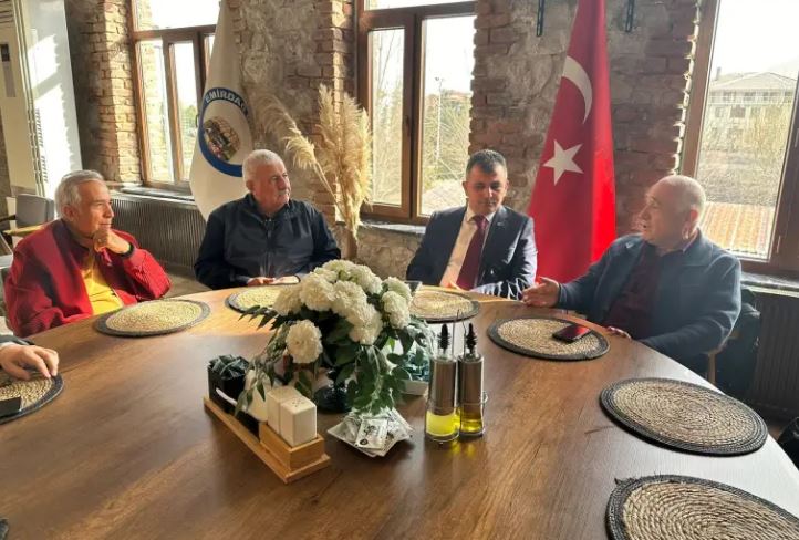 BAŞKAN KOYUNCU ÖZEL KONUKLARINI AĞIRLADI