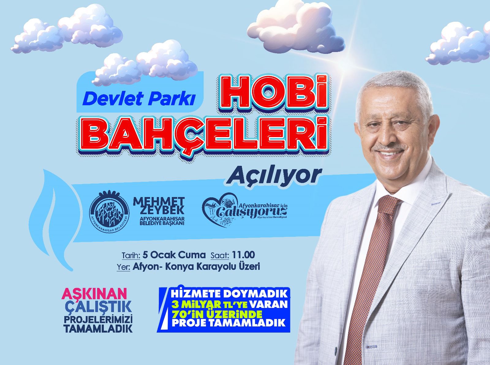 Afyon'da Bir Proje Daha Hayata Geçiriliyor