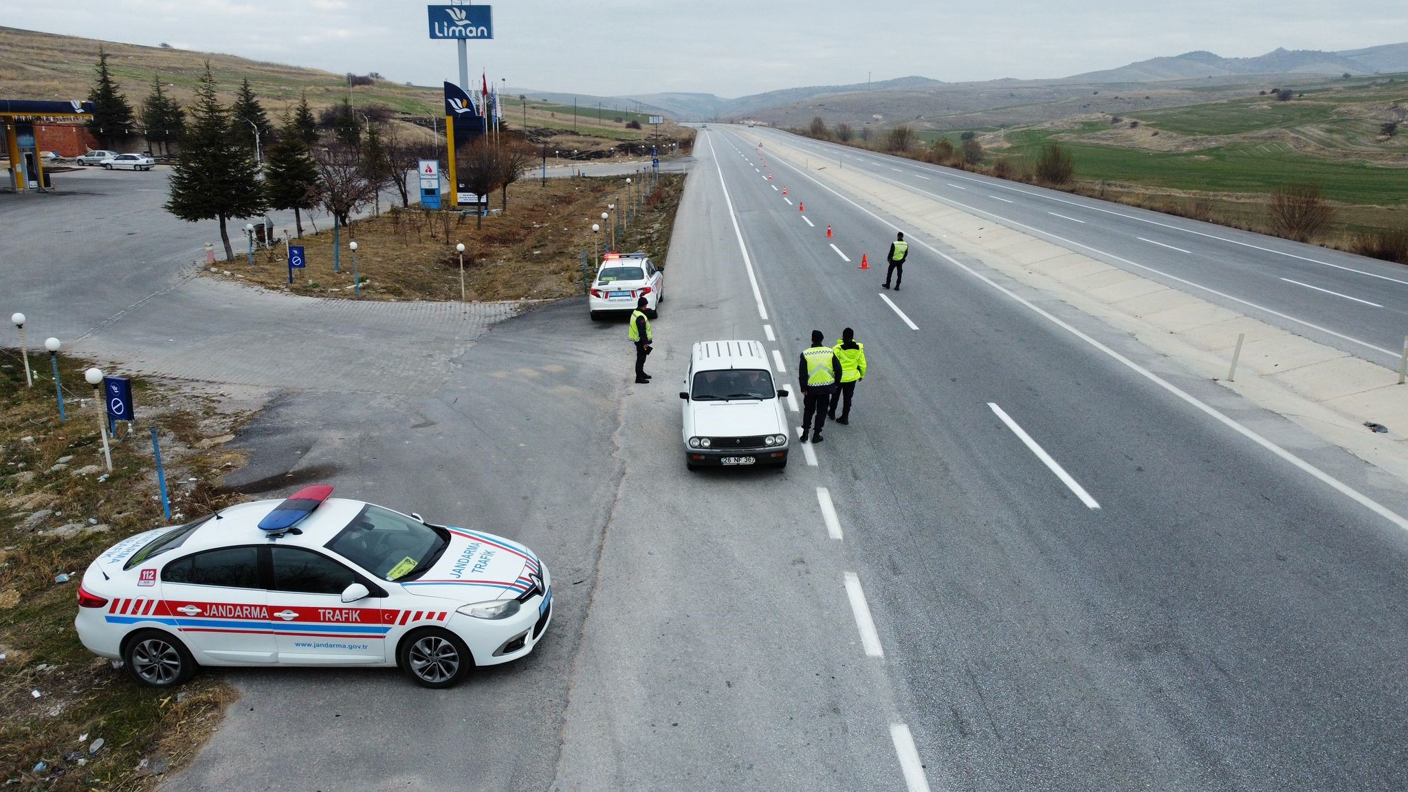 Afyon'da drone destekli denetim