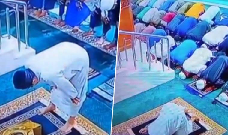 Namaz sırasında kalp krizi geçiren imam secdede vefat etti