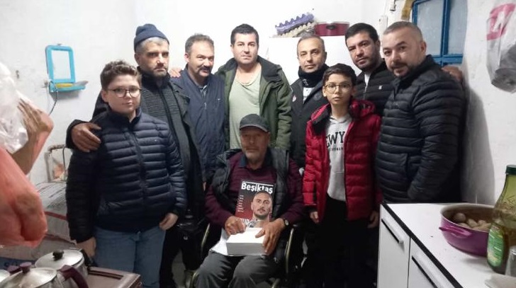 1903 Afyon Beşiktaşlılar Derneğinden engelli vatandaşlara anlamlı hediye