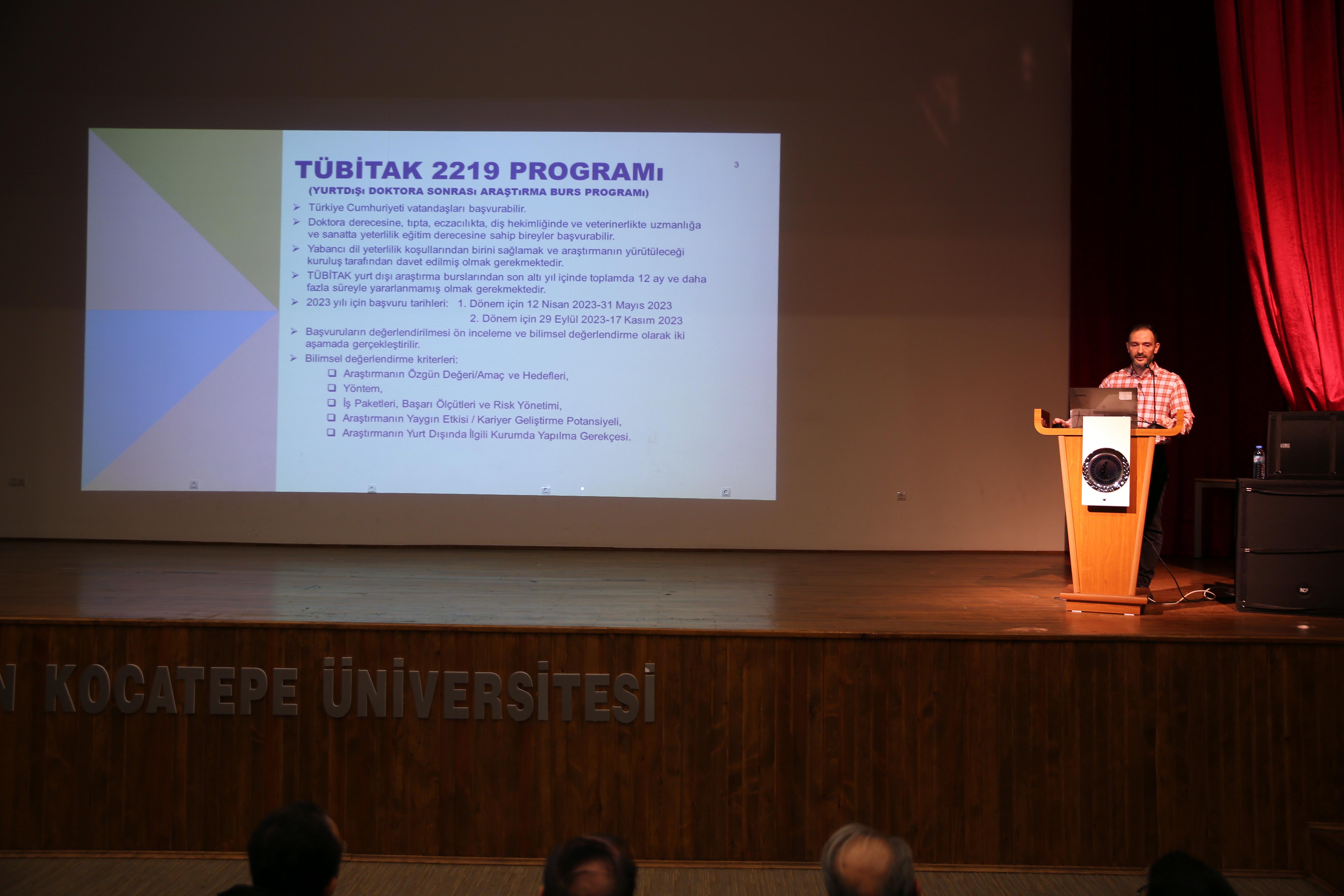 Dr. Öğretim Üyesi Atlı TÜBİTAK 2219 Programını Anlattı