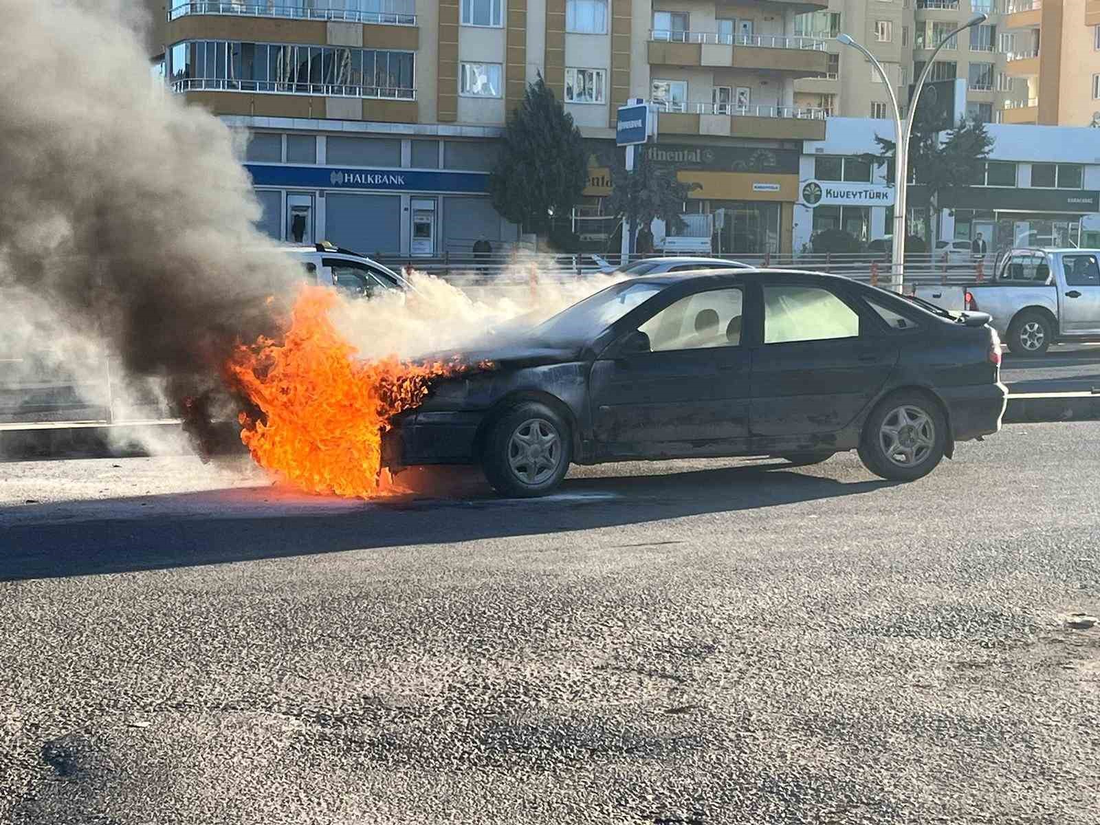 Bakımdan Çıkan Araç Alevlere Teslim Oldu