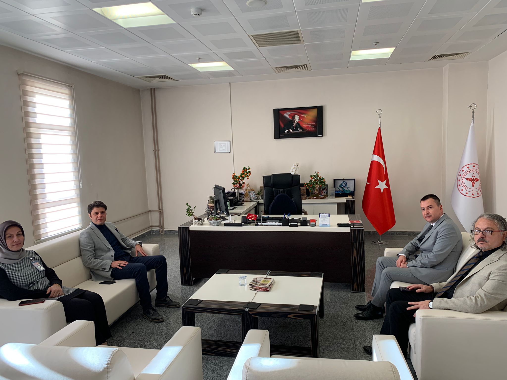 SANDIKLI KAYMAKAMI ÖNDER ÇENGEL, İLÇE DEVLET HASTANESİ'NDE İNCELEMELERDE BULUNDU
