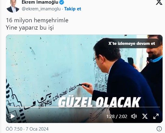 Murat Kurum'un adaylığı belli oldu: İmamoğlu'ndan paylaşım geldi
