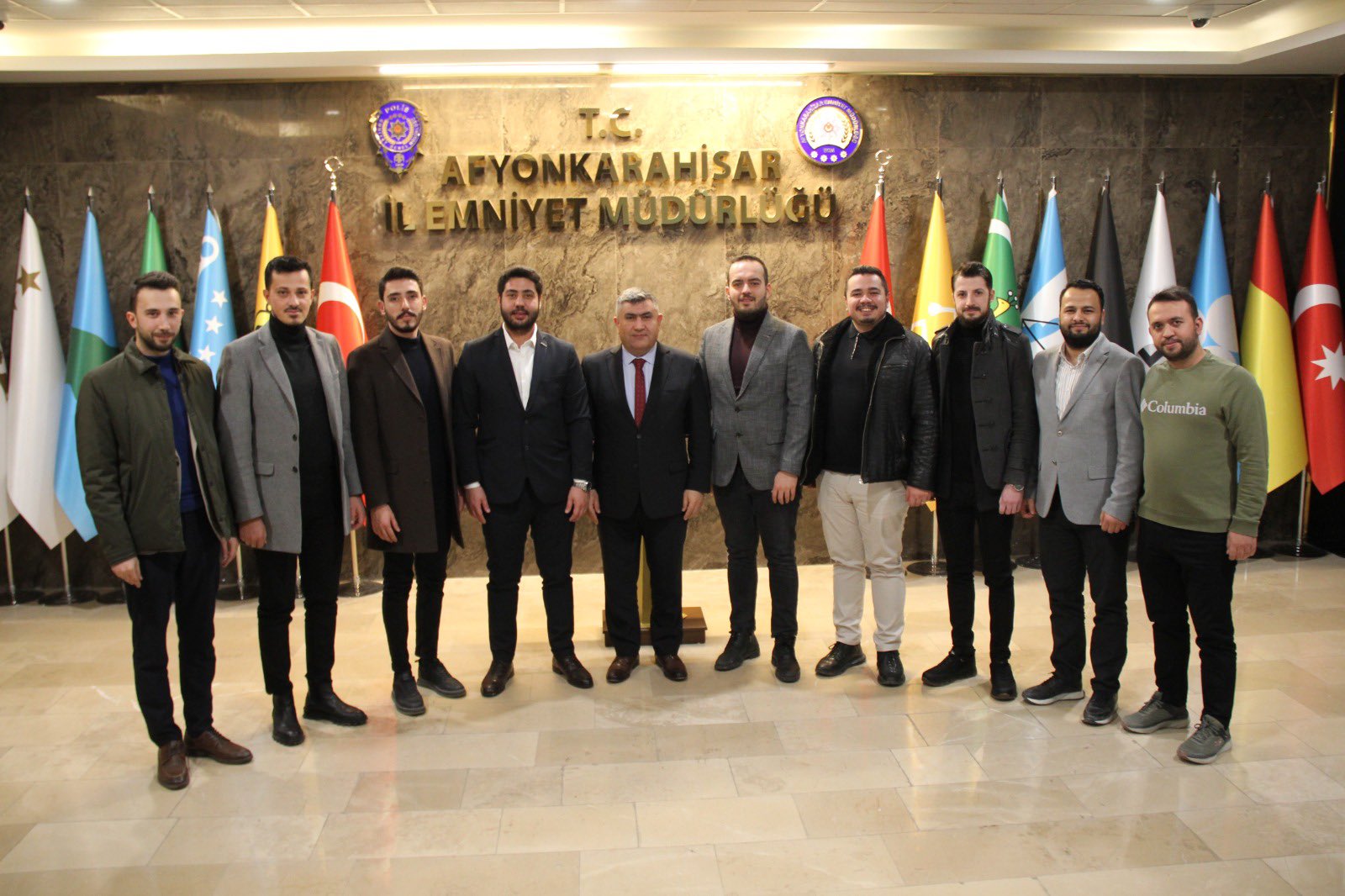 Genç MÜSAİD Başkanı Karakol ve Ekibi Müdür Ay'ı Ziyaret Etti