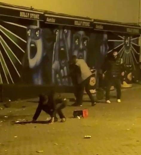 EĞLENCE MEKANI ÖNÜNDE POMPALI SALDIRI