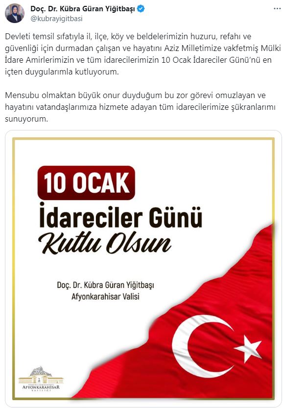 Devlet Ana Omuzlardaki Zorluğa Dikkat Çekti Vali Yiğitbaşı İdareciler Gününü Kutladı
