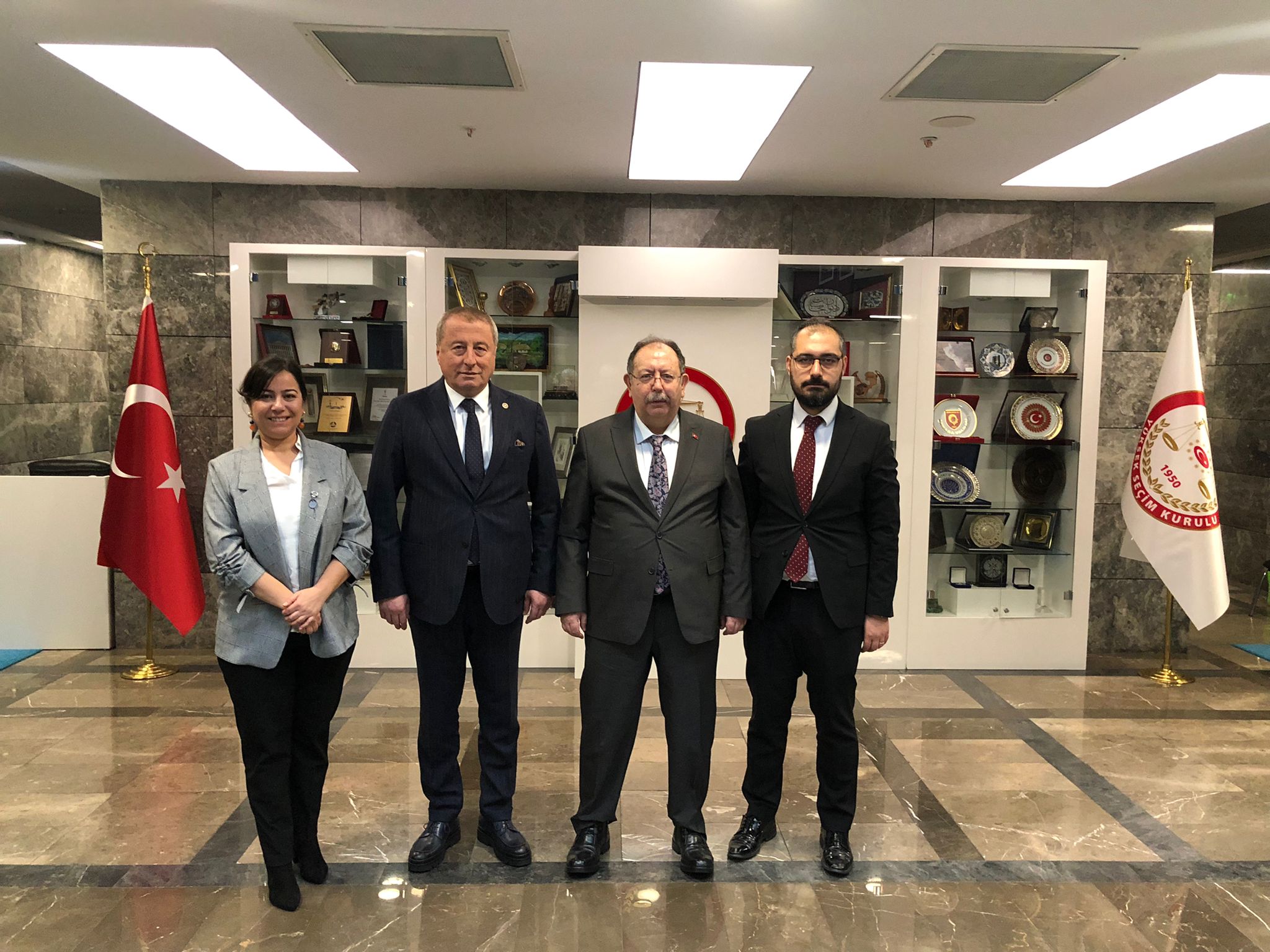İYİ Partili Olgun'dan YSK Başkanı Yener'e Ziyaret