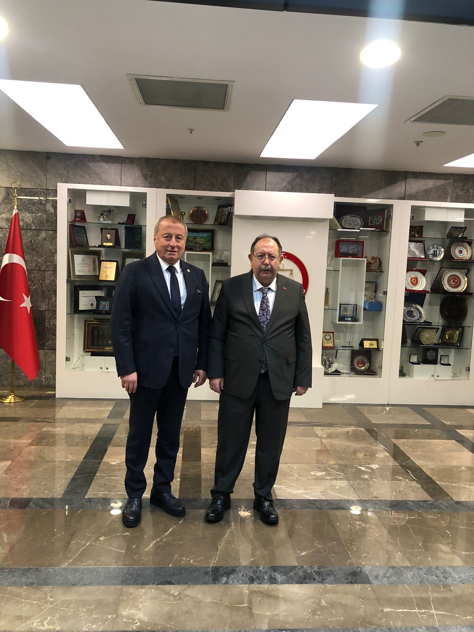 İYİ Partili Olgun'dan YSK Başkanı Yener'e Ziyaret