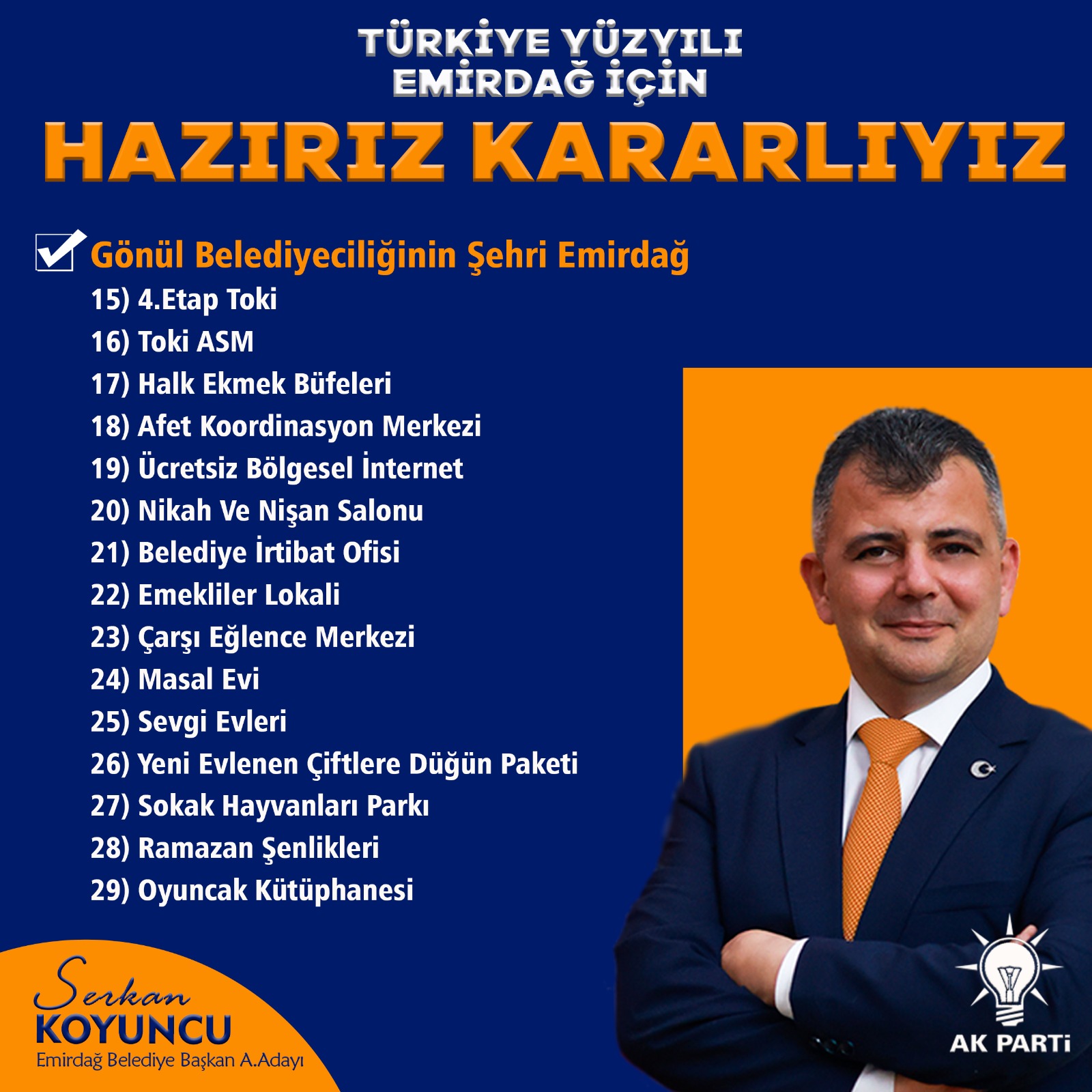 Başkan Serkan Koyuncu Yeni Dönem Projelerini Açıkladı