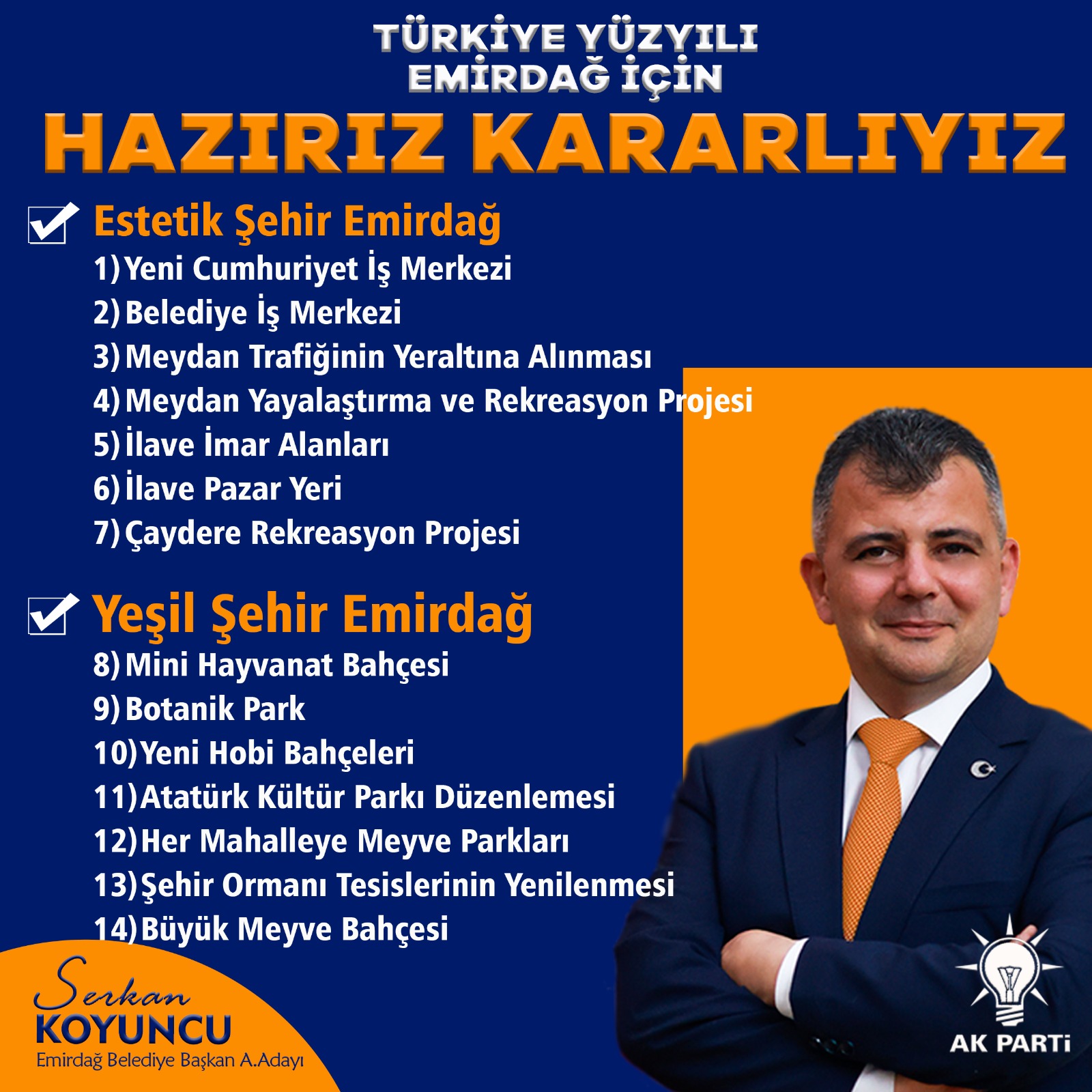 Başkan Serkan Koyuncu Yeni Dönem Projelerini Açıkladı