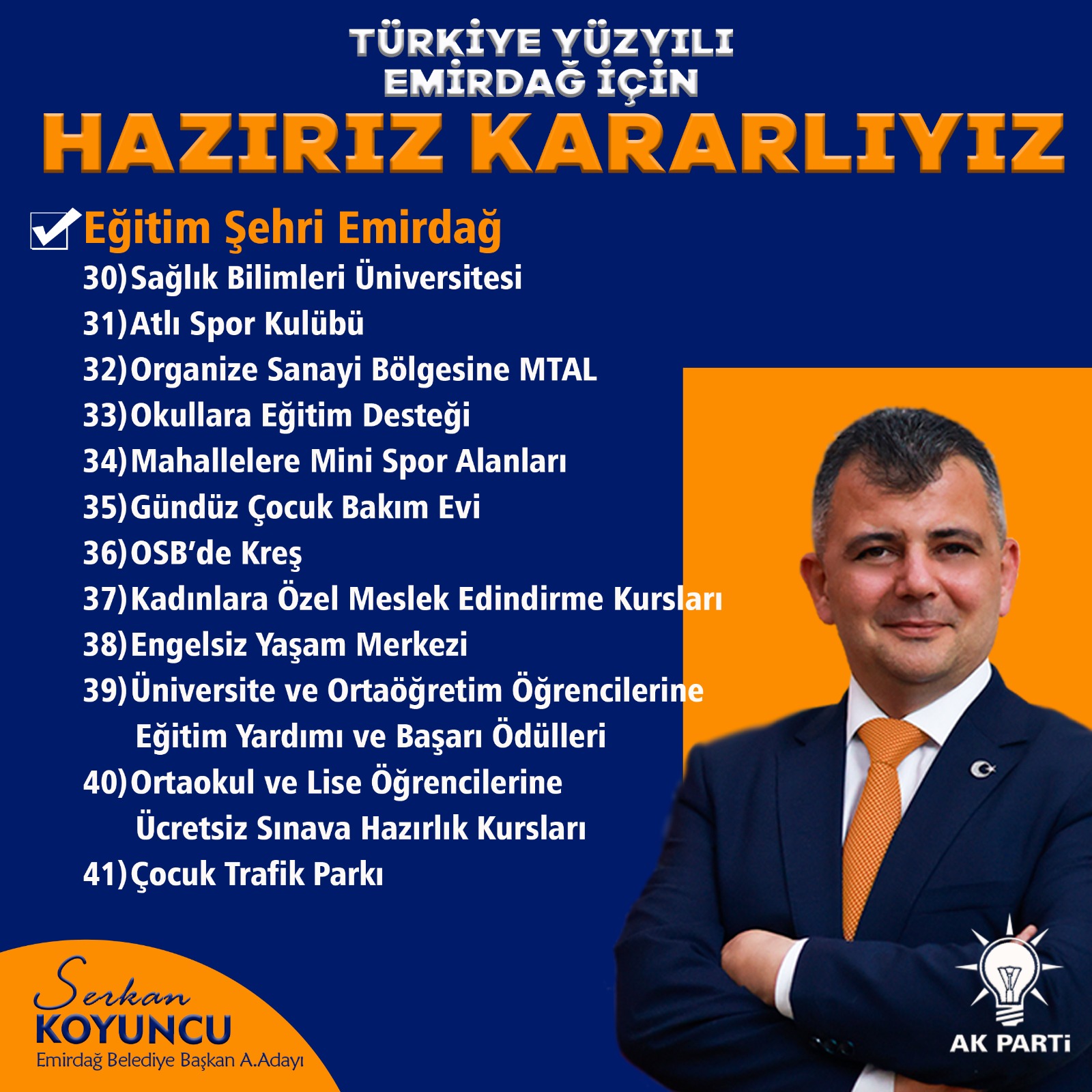 Başkan Serkan Koyuncu Yeni Dönem Projelerini Açıkladı