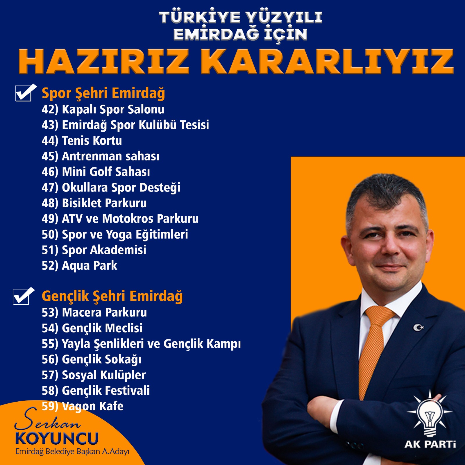 Başkan Serkan Koyuncu Yeni Dönem Projelerini Açıkladı