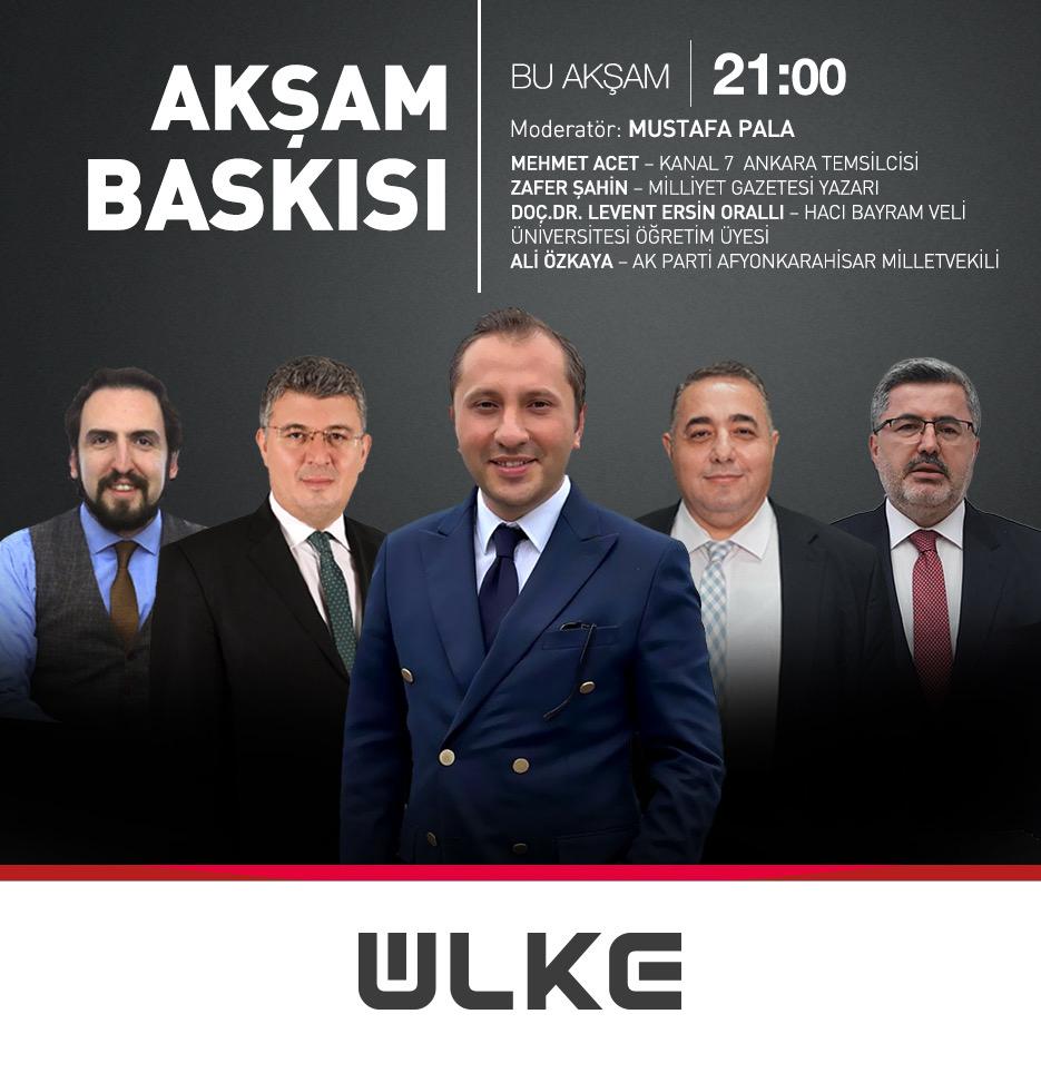 AK Partili Özkaya Ülke TV'ye Konuk Oluyor