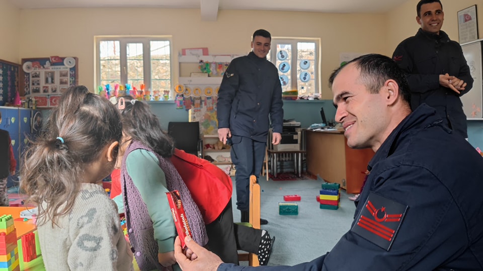 Hocalar İlçesinde Minikler Jandarma Ekipleri Tarafından Bilgilendirildi
