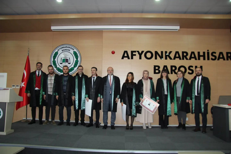 AFYON BAROSU'NA ÜÇ YENİ AVUKAT KATILDI