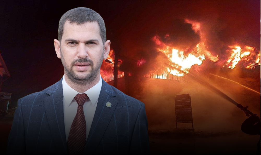 İYİ Partili Yağcı Yangından Zarar Gören Esnafa Geçmiş Olsun Dileklerini İletti