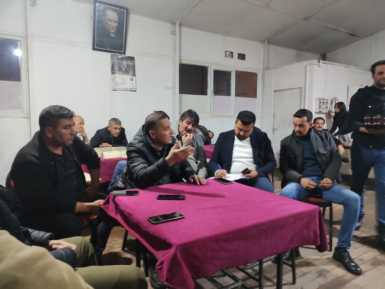 Afyonkarahisar İl Tarım ve Orman Müdürlüğü, Dinar İlçe Müdürlüğü Gece Toplantısı İçin Yeşilhüyük Köyünde Buluştu