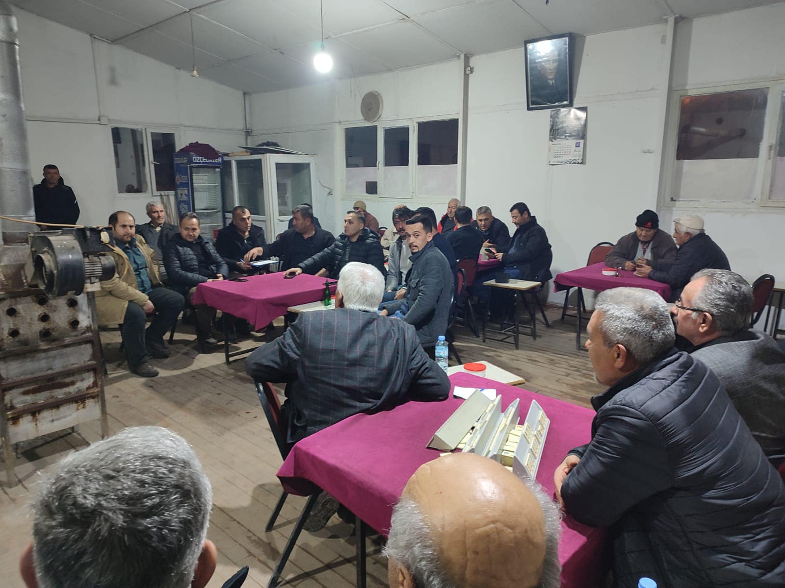 Afyonkarahisar İl Tarım ve Orman Müdürlüğü, Dinar İlçe Müdürlüğü Gece Toplantısı İçin Yeşilhüyük Köyünde Buluştu