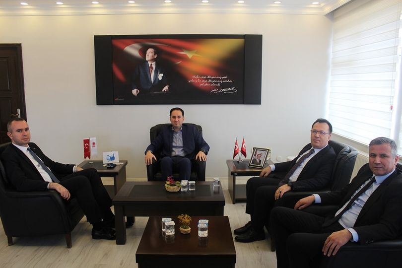 Kaymakam Bolat'a Ziraat Bankası Afyonkarahisar Bölge Yöneticilerinden Ziyaret
