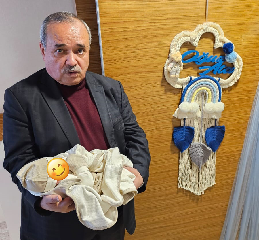 Başkan Şahin 4.kez dede oldu
