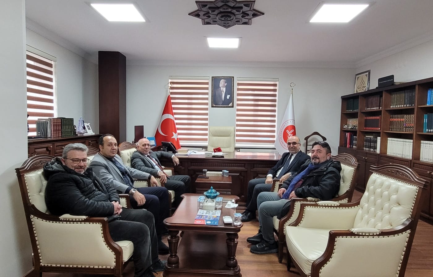 Bölge Müdürü Aydın İle Müftü İmamoğlu Bir Araya Geldi