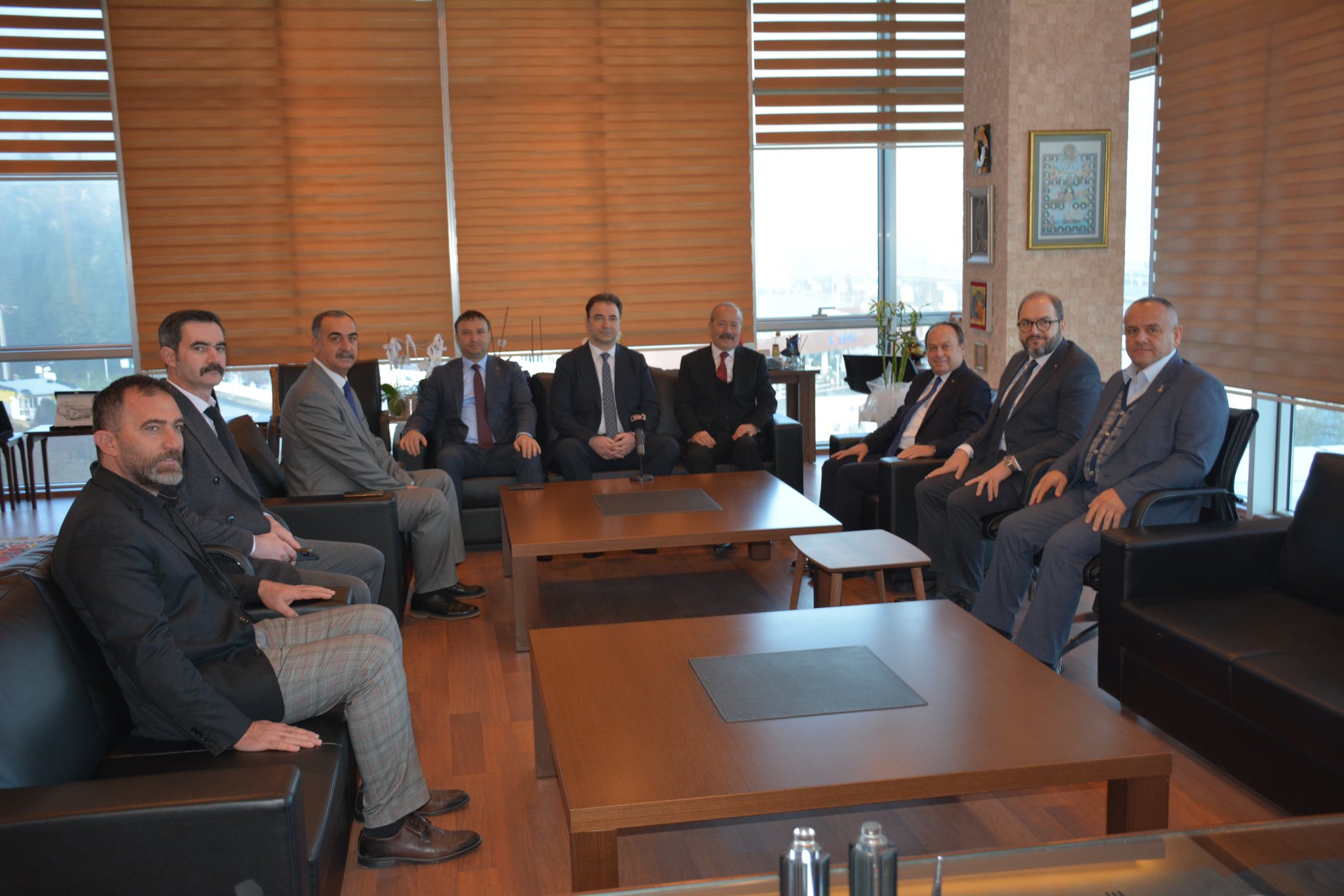 MHP HEYETİ, ATSO’YU ZİYARET ETTİ