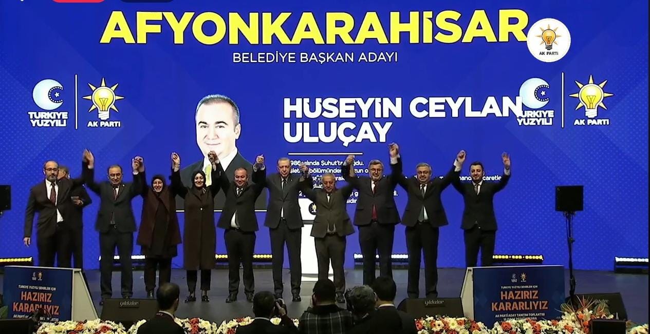AK Parti Afyonkarahisar Belediye Başkan Adayı  Uluçay Erdoğan ile bir araya geldi
