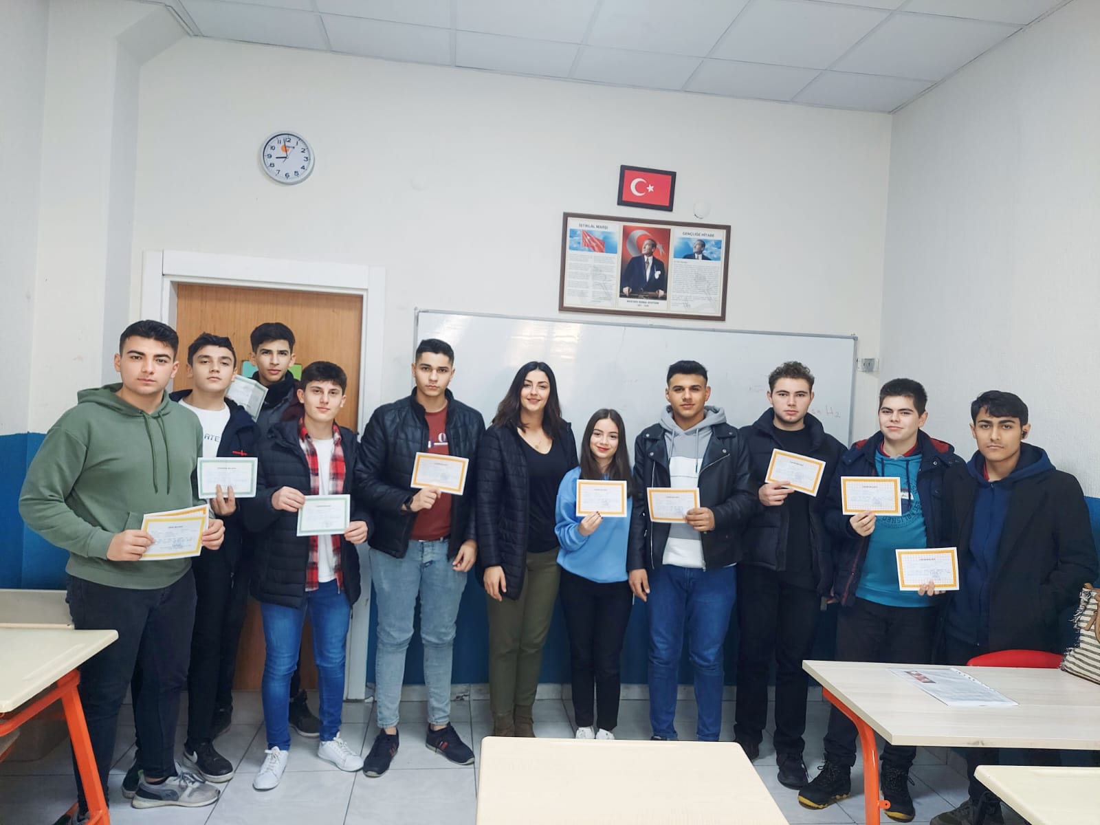 RSP'de Yarıyıl Heyecanı Başladı Öğrenciler Karnelerini Aldı