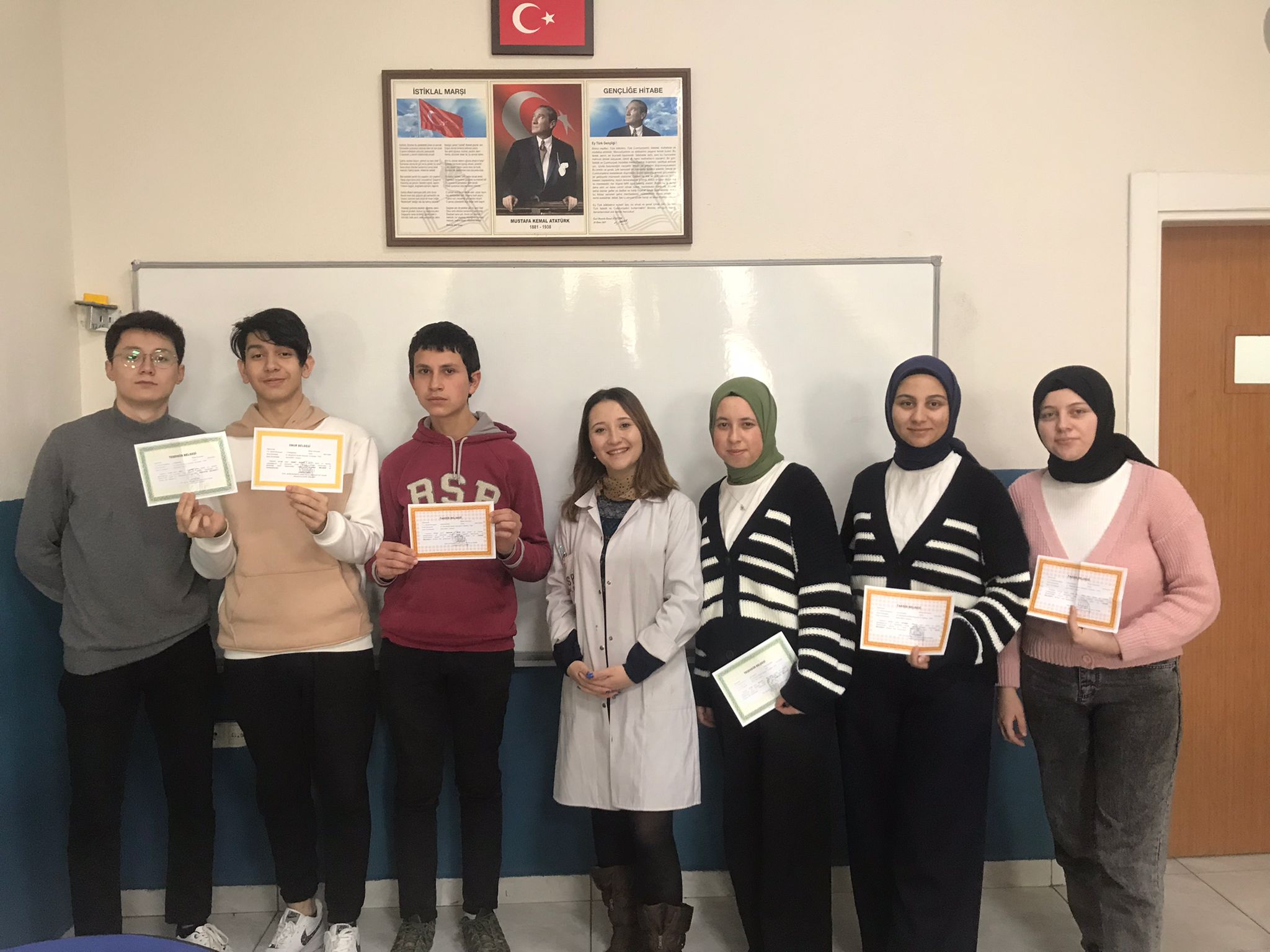 RSP'de Yarıyıl Heyecanı Başladı Öğrenciler Karnelerini Aldı