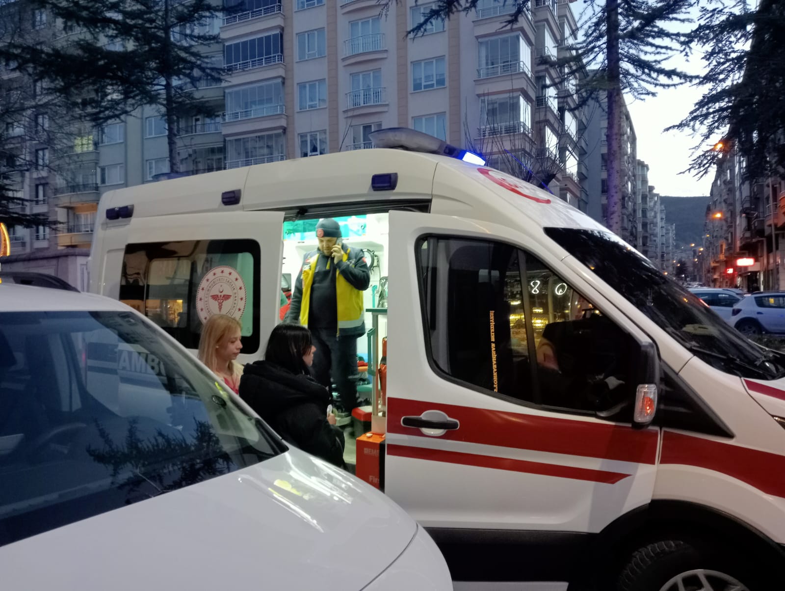 Demiryalayan Kavşağında Kaza : 1 Kişi Yaralandı